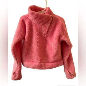 All In Motion Pink Plush Girls Pullover Size XS (4-5)